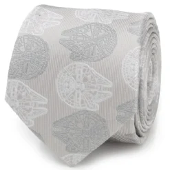 Star Wars Falcon Gray Men's Tie