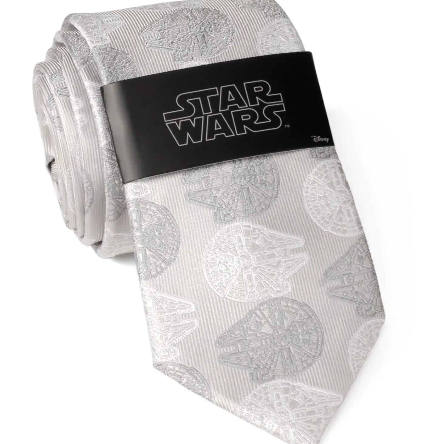 Star Wars Falcon Gray Men's Tie
