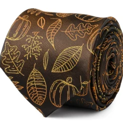 Cufflinks, Inc. Fall Spice Men's Brown Tie