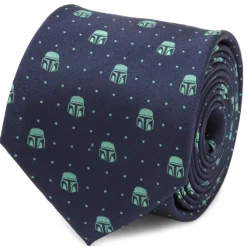 Star Wars Father and Son Mando and The Child Zipper Necktie Gift Set