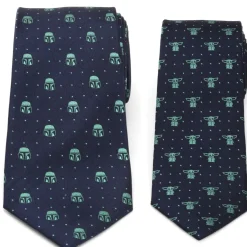 Star Wars Father and Son Mando and The Child Necktie Gift Set