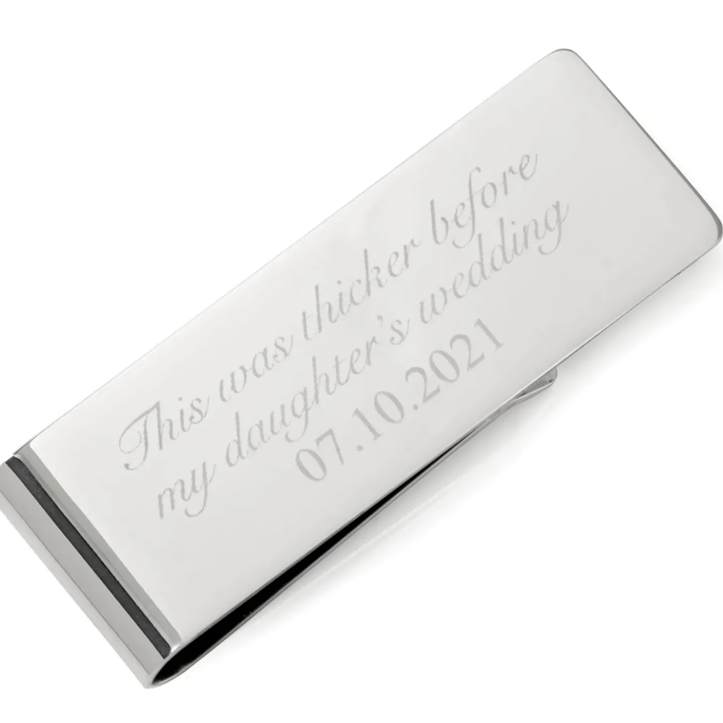 Ox and Bull Trading Co. Father of Bride Wedding Date Money Clip