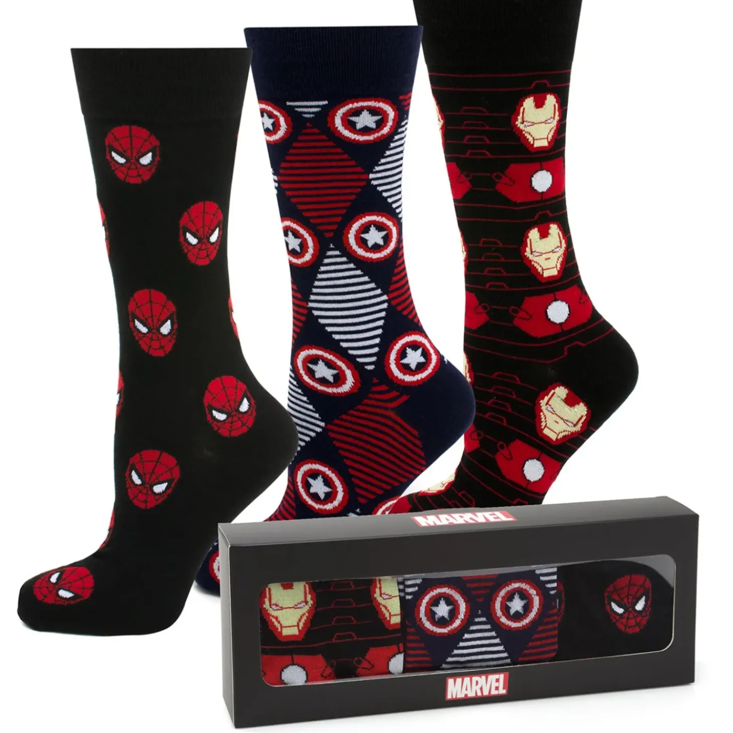 Marvel Favorite Avengers 3 Pair Socks Gift Set