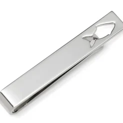 Cufflinks, Inc. Fishing Cut-Out Hidden Message Tie Bar
