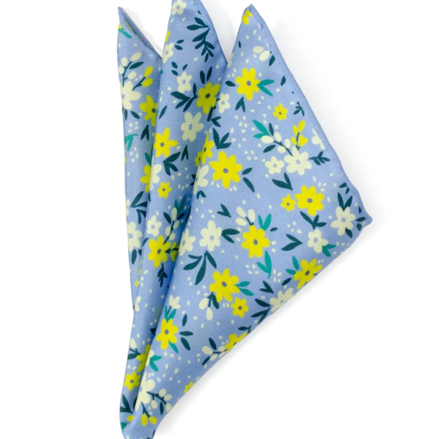 Cufflinks, Inc. Floral Blue Pocket Square