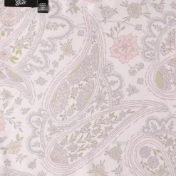 Ox and Bull Trading Co. Floral Blush Paisley Pocket Square