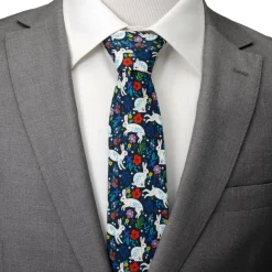 Cufflinks, Inc. Floral Rabbit Men's Tie