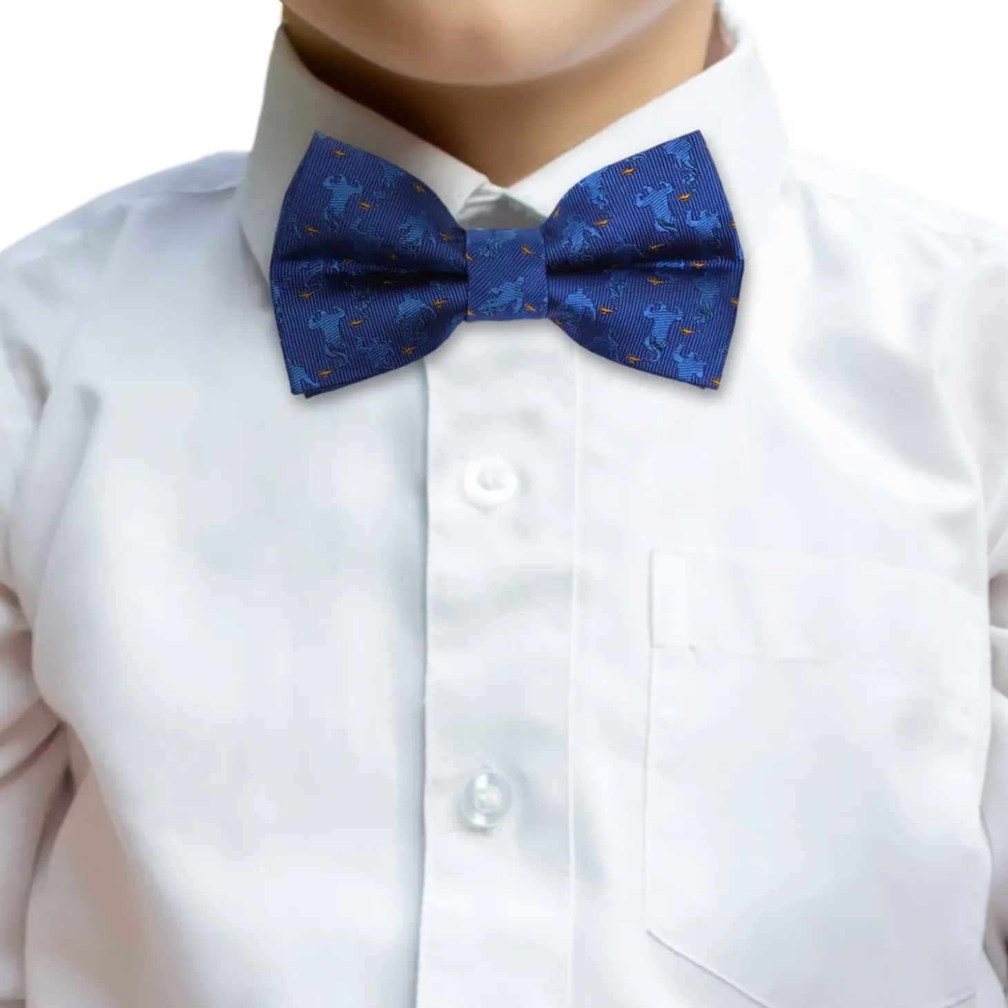 BOY Disney Genie Scattered Blue Big Boy's Bow Tie
