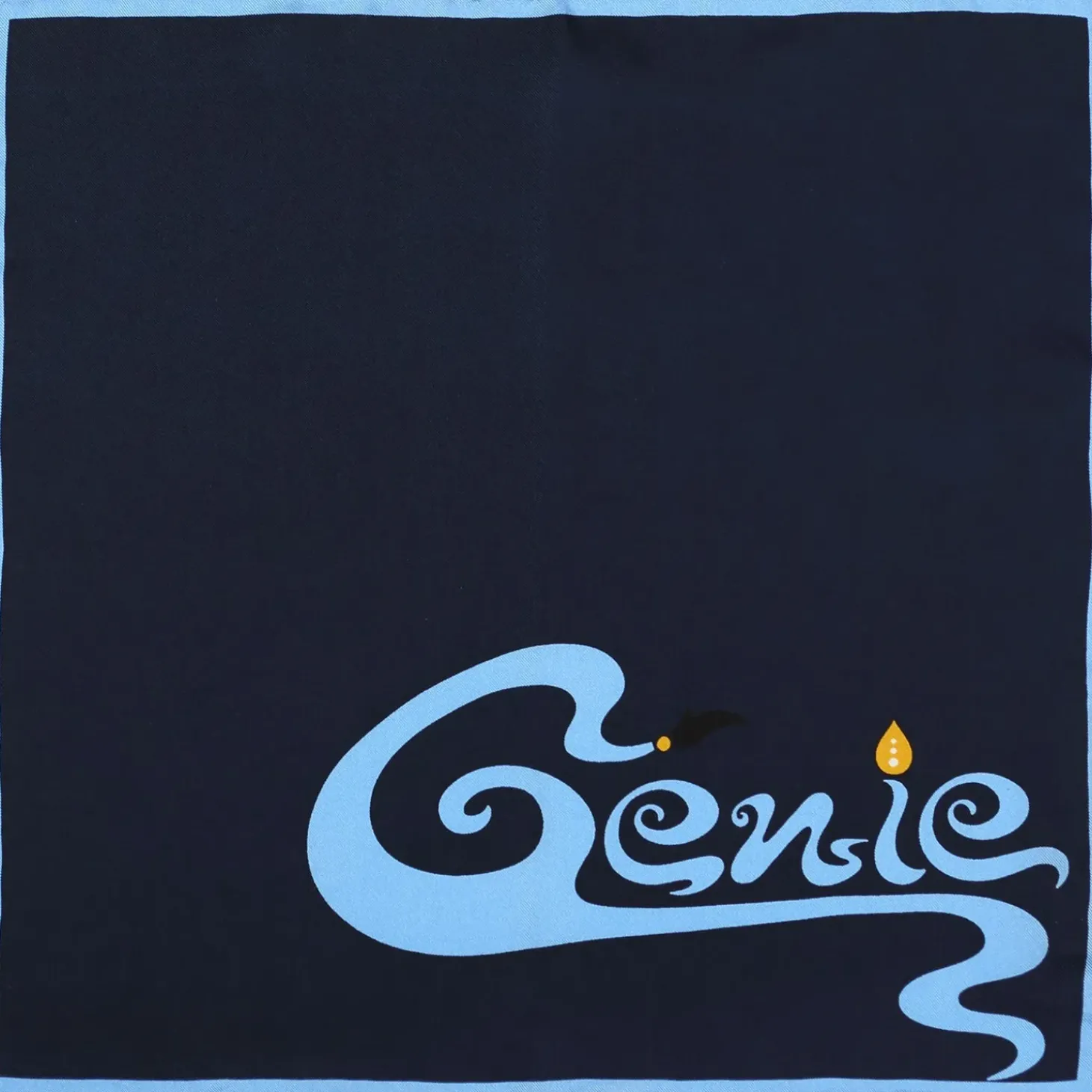 Disney Genie Writing Pocket Square