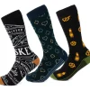 Cufflinks, Inc. Gentlemens Night Out Sock Set