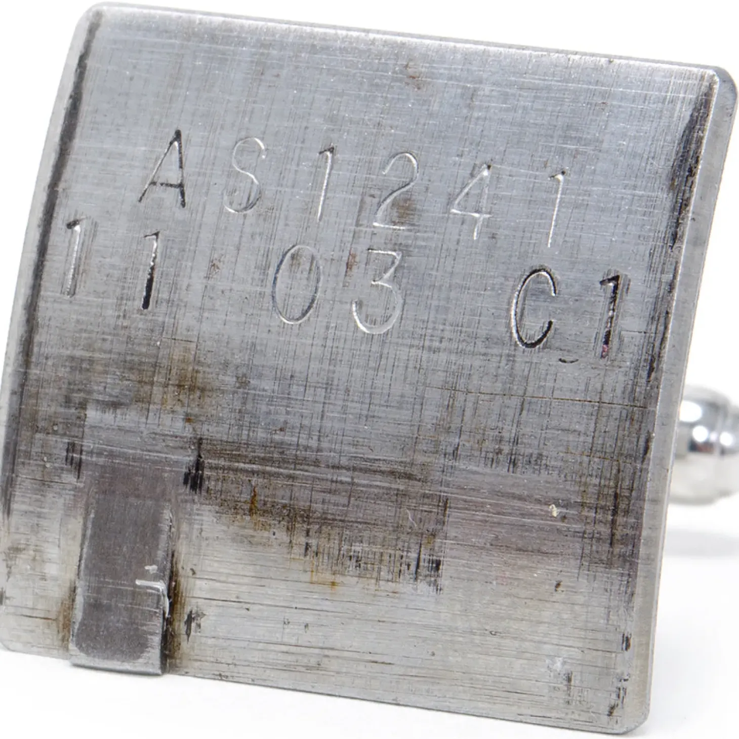 Steven Shaver Design GM Silver Car Bearing Cufflinks