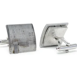 Steven Shaver Design GM Silver Car Bearing Cufflinks