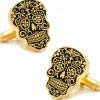 Cufflinks, Inc. Gold Day of the Dead Cufflinks