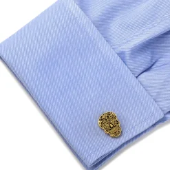 Cufflinks, Inc. Gold Day of the Dead Cufflinks