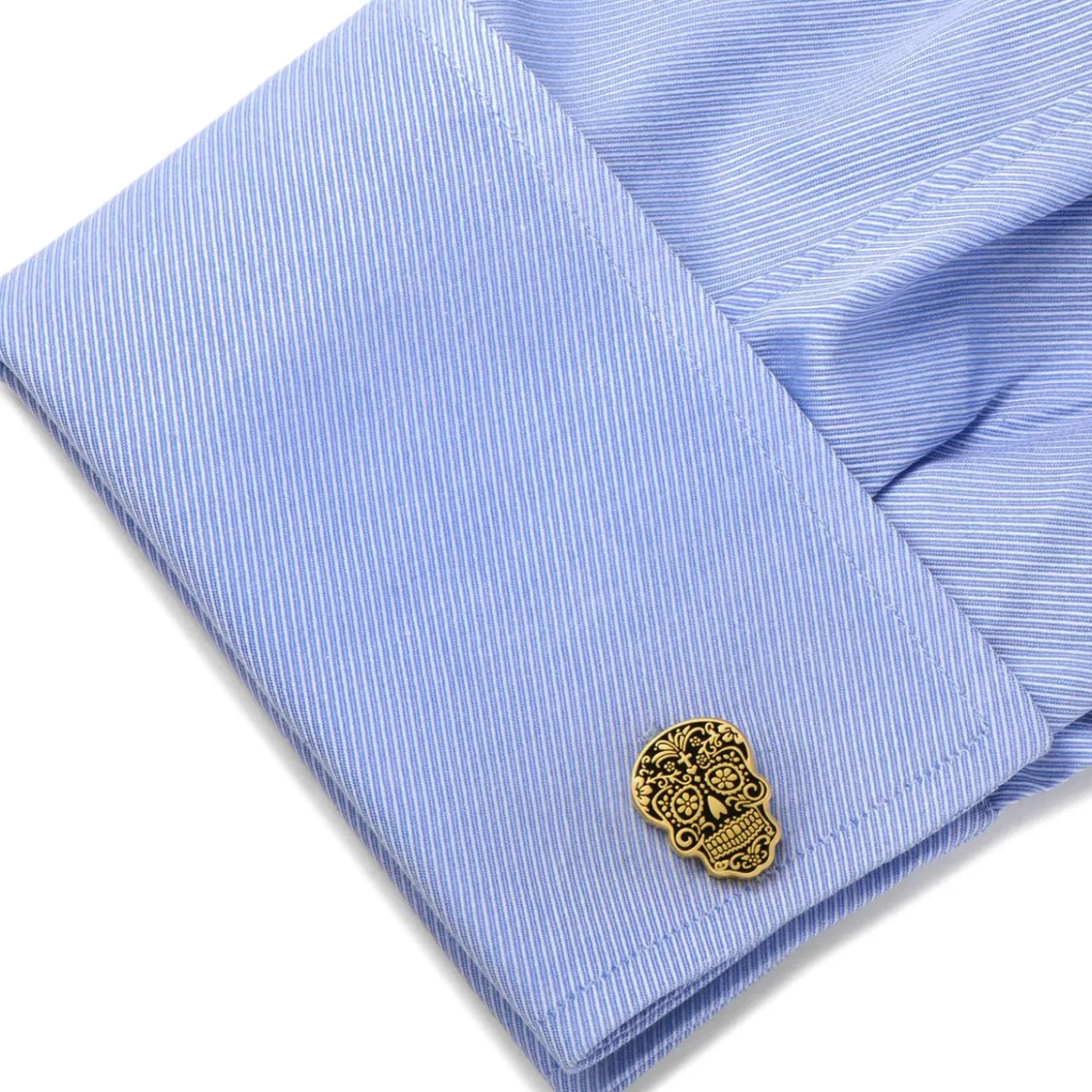 Cufflinks, Inc. Gold Day of the Dead Cufflinks