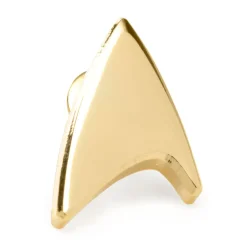 Star Trek Gold Delta Shield Lapel Pin