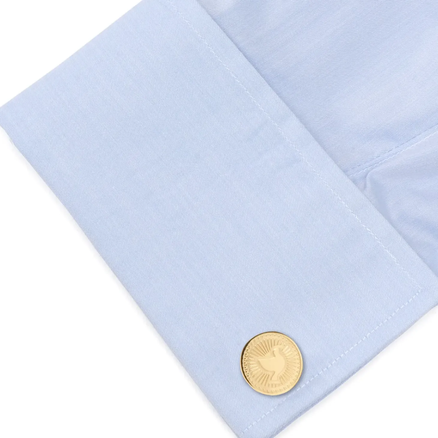 Ox and Bull Trading Co. Gold Dove Radial Cufflinks