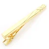 Ox and Bull Trading Co. Gold Etched Lines Tie Clip