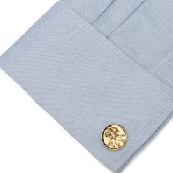 DC Comics Gold Joker Cufflinks