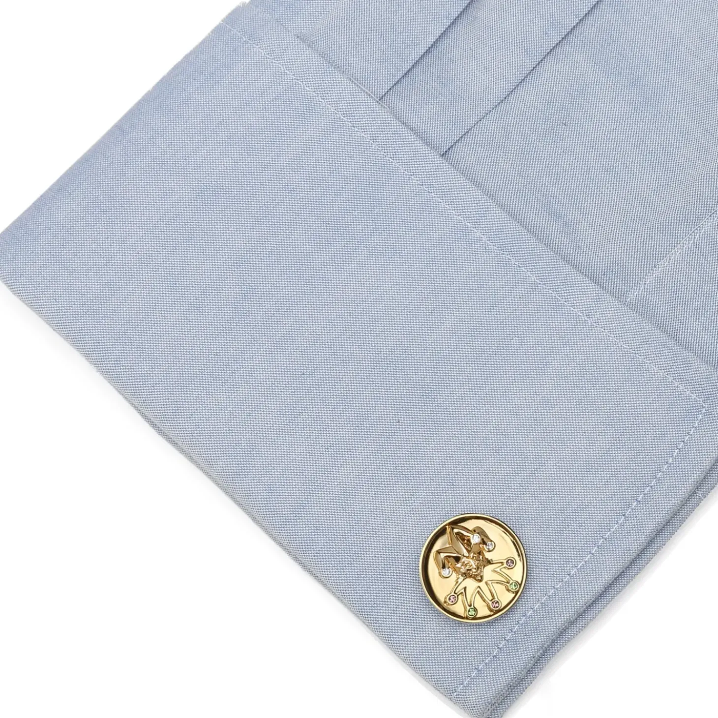 DC Comics Gold Joker Cufflinks