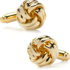 Ox and Bull Trading Co. Gold Knot Cufflinks