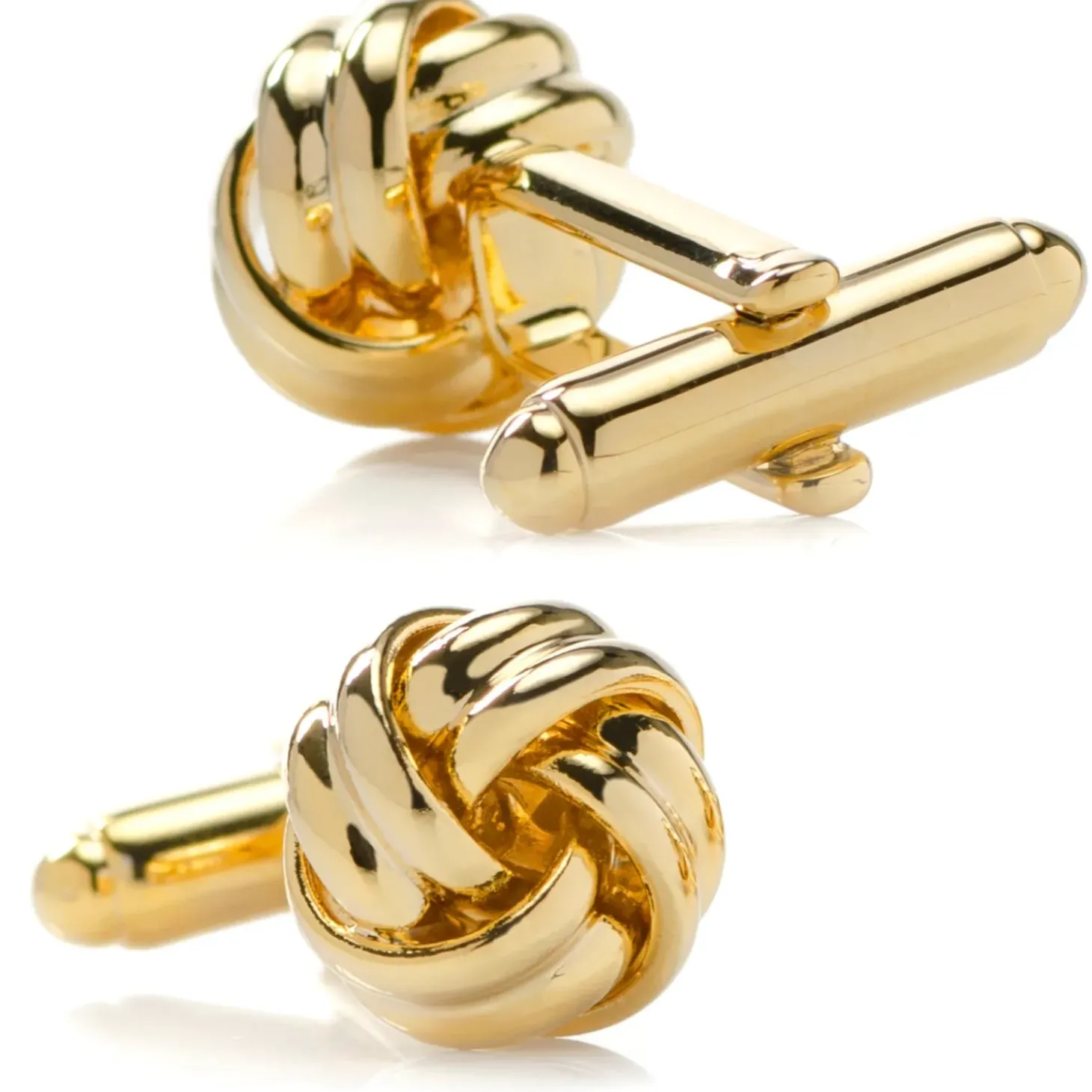 Ox and Bull Trading Co. Gold Knot Cufflinks