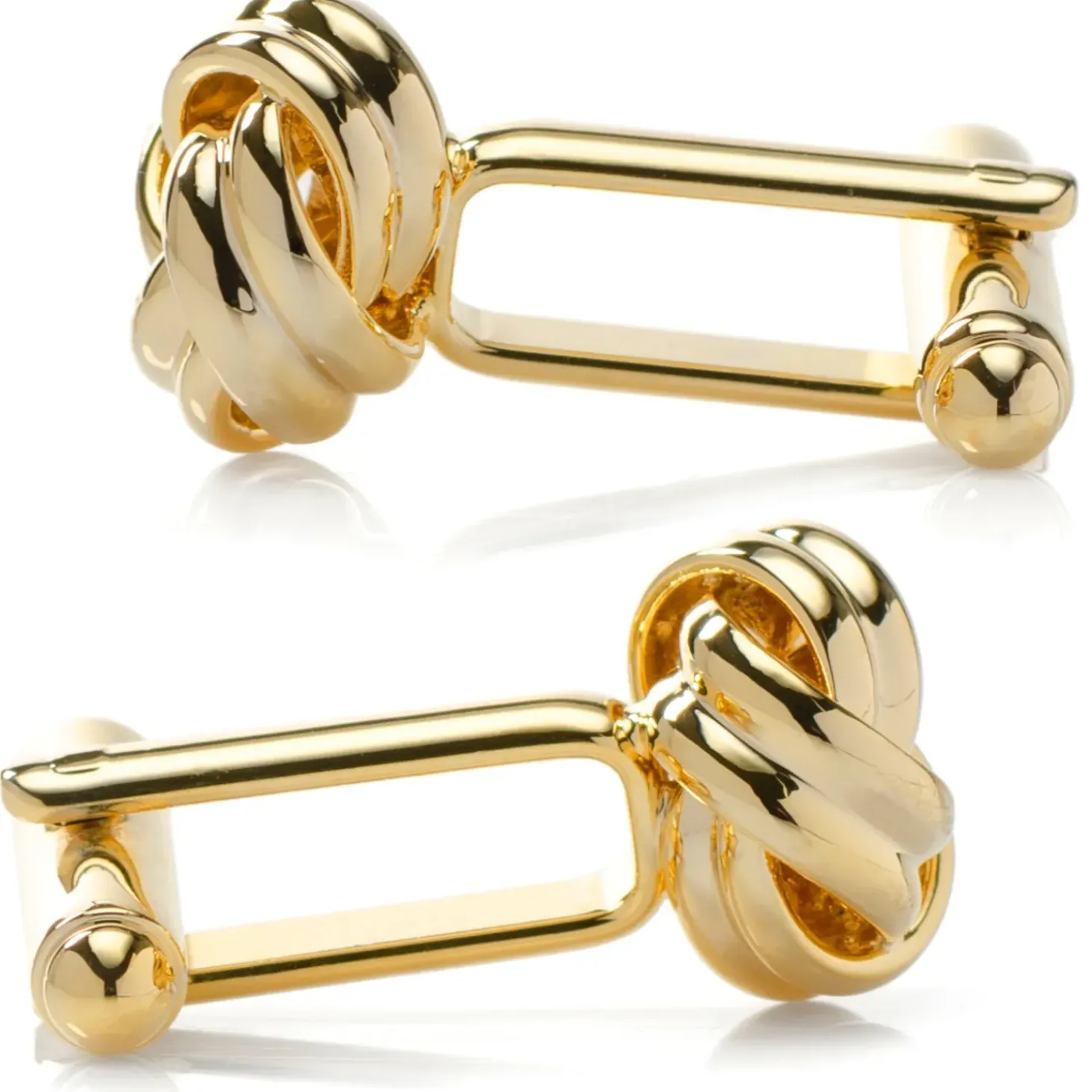 Ox and Bull Trading Co. Gold Knot Cufflinks