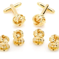 Ox and Bull Trading Co. Gold Knot Stud Set