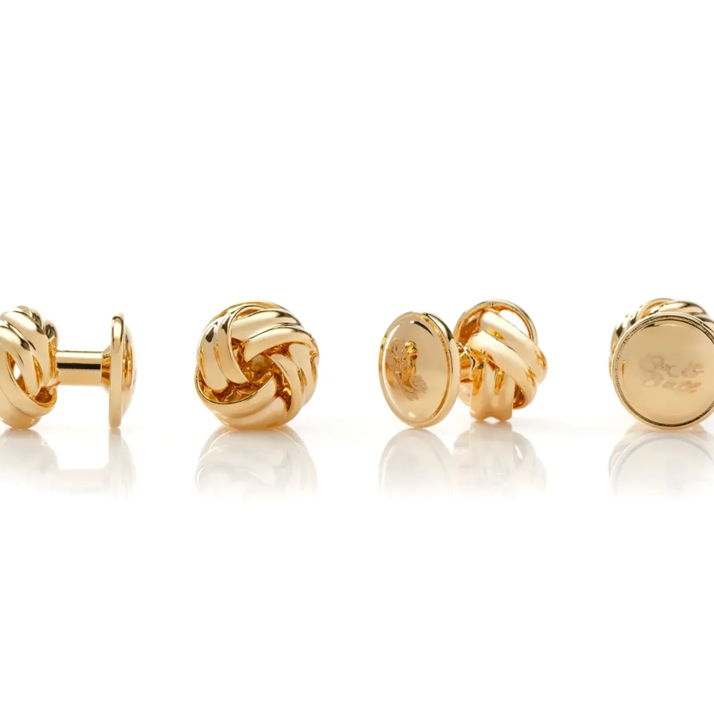 Ox and Bull Trading Co. Gold Knot Studs