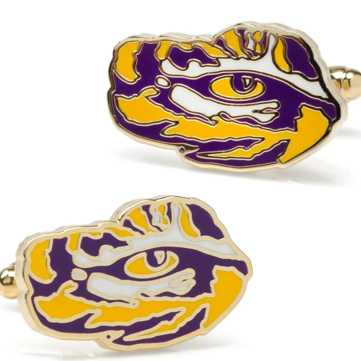 NCAA Gold LSU Tigers Cufflinks