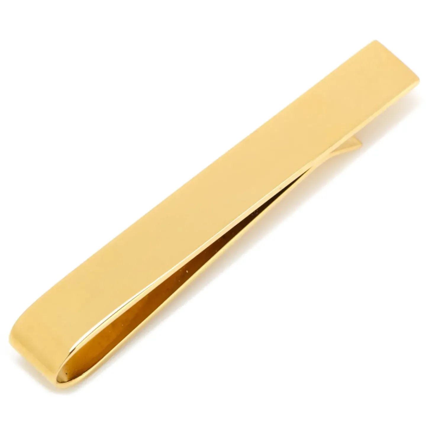 Ox and Bull Trading Co. Gold Plated Stainless Steel Engravable Tie Bar