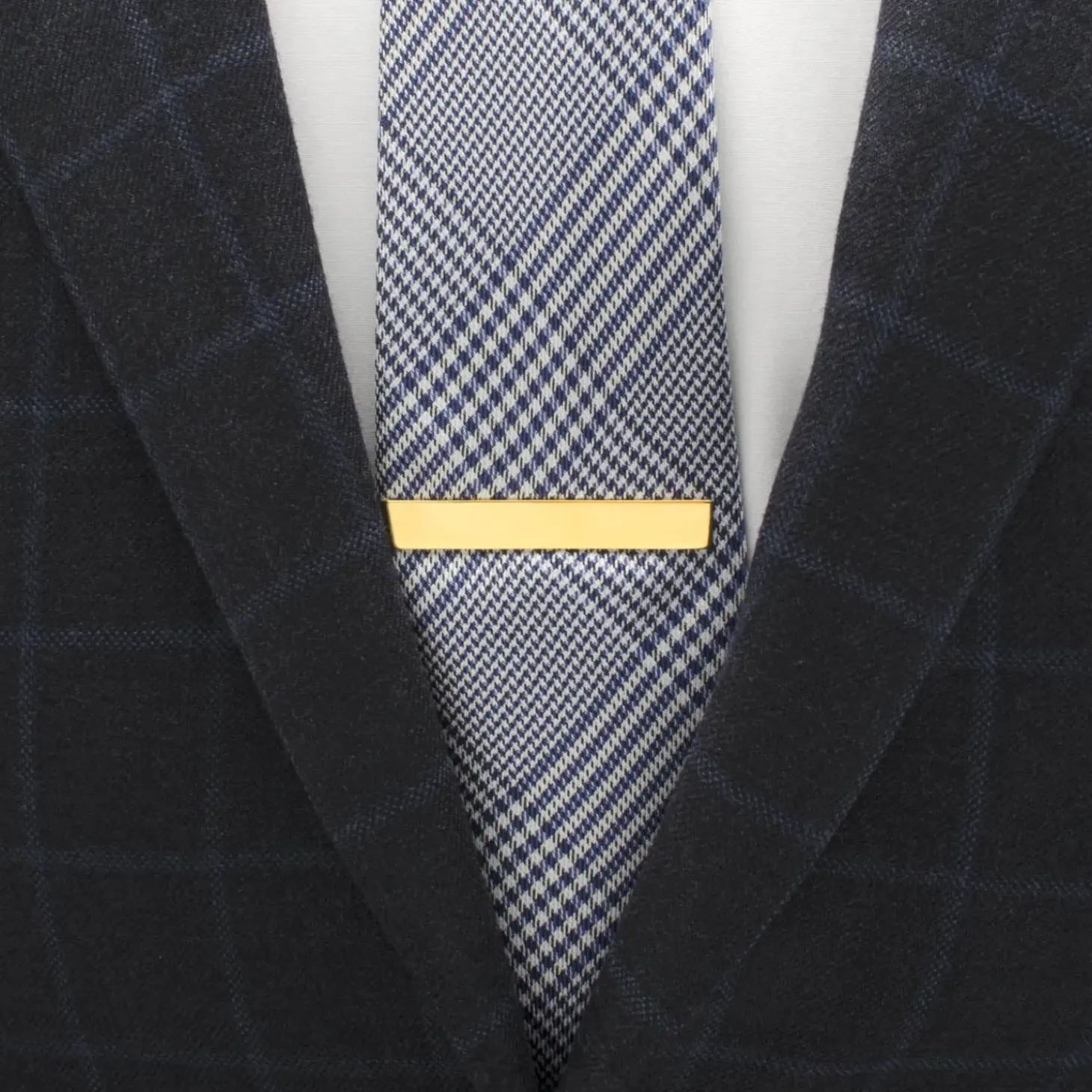 Ox and Bull Trading Co. Gold Plated Stainless Steel Engravable Tie Bar