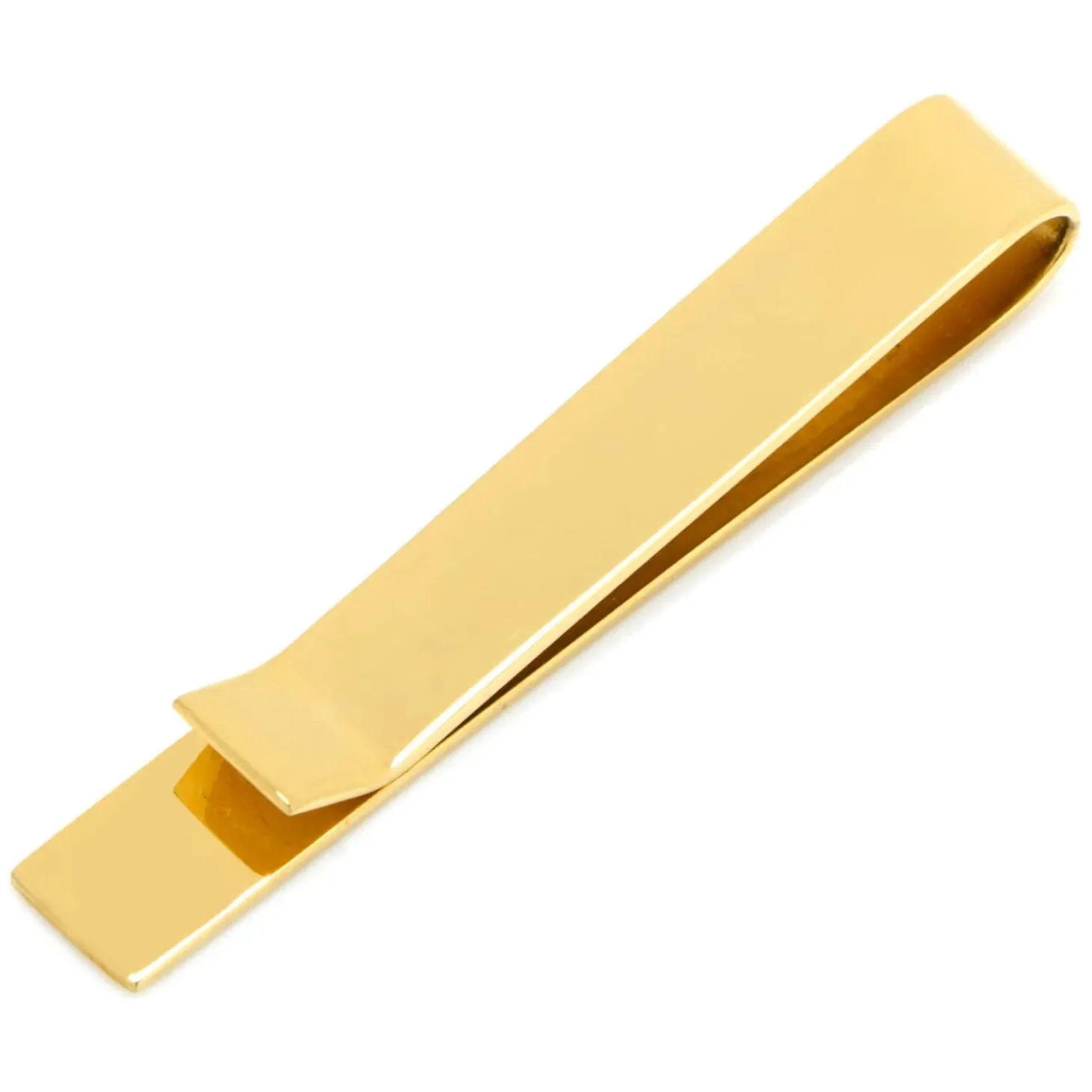 Ox and Bull Trading Co. Gold Plated Stainless Steel Engravable Tie Bar