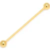 Ox and Bull Trading Co. Gold Round Eyelet Collar Bar