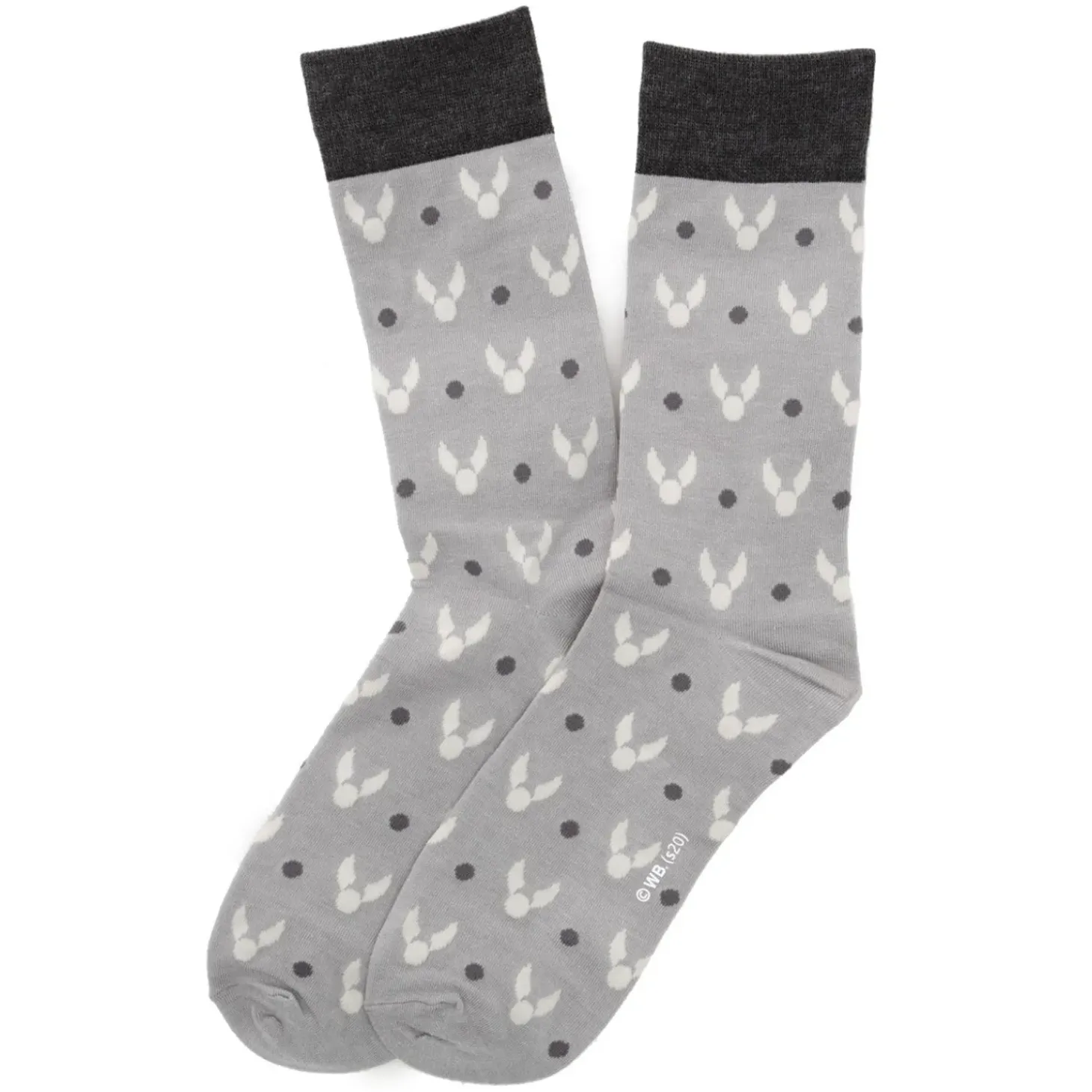 Harry Potter Golden Snitch Gray Men's Socks