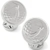 Ox and Bull Trading Co. Golf Fore Silver Cufflinks