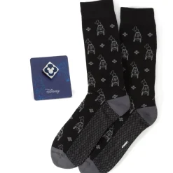 Disney Goofy Sock & Mickey Lapel Pin Set