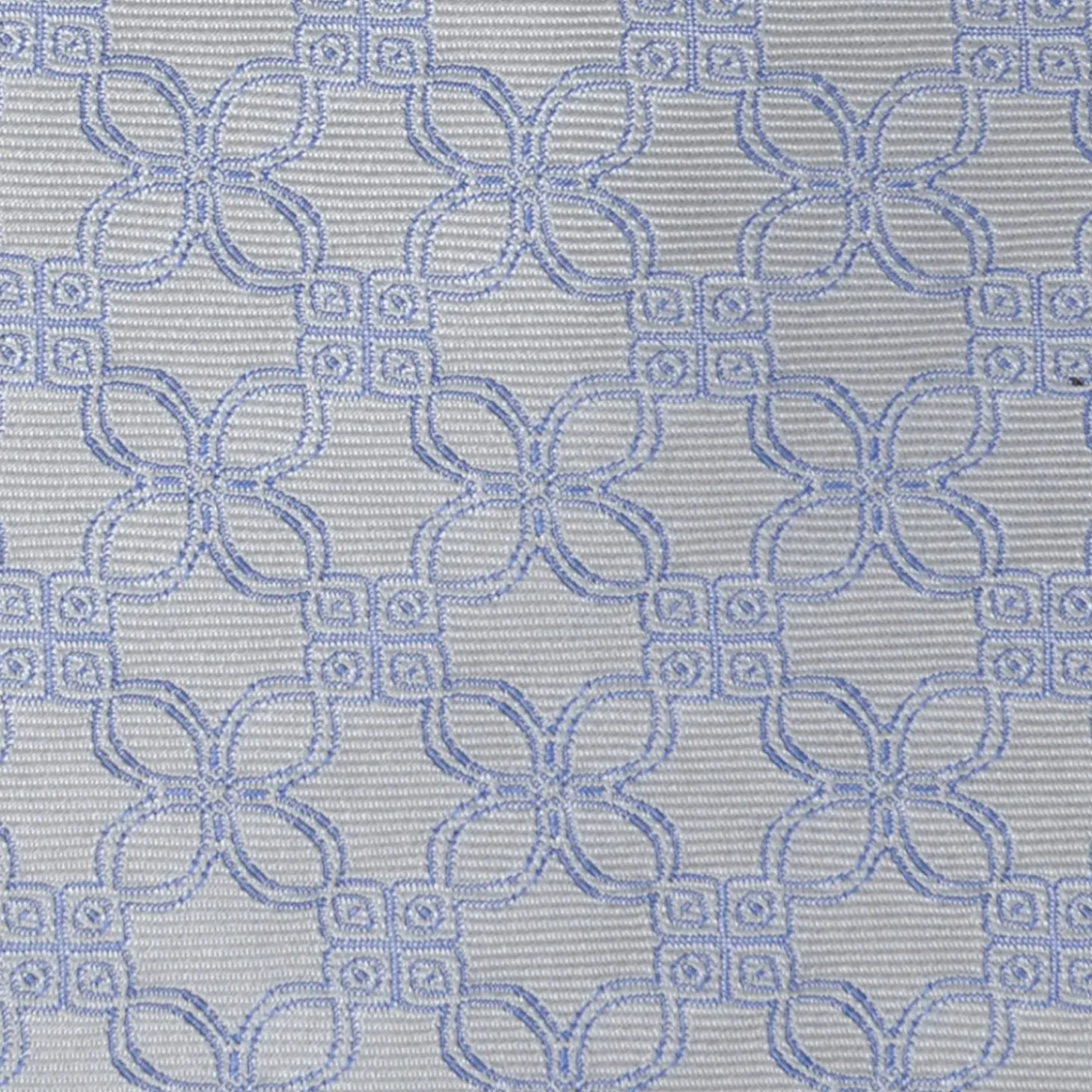 Ox and Bull Trading Co. Gray Blue Art Deco Men's Tie