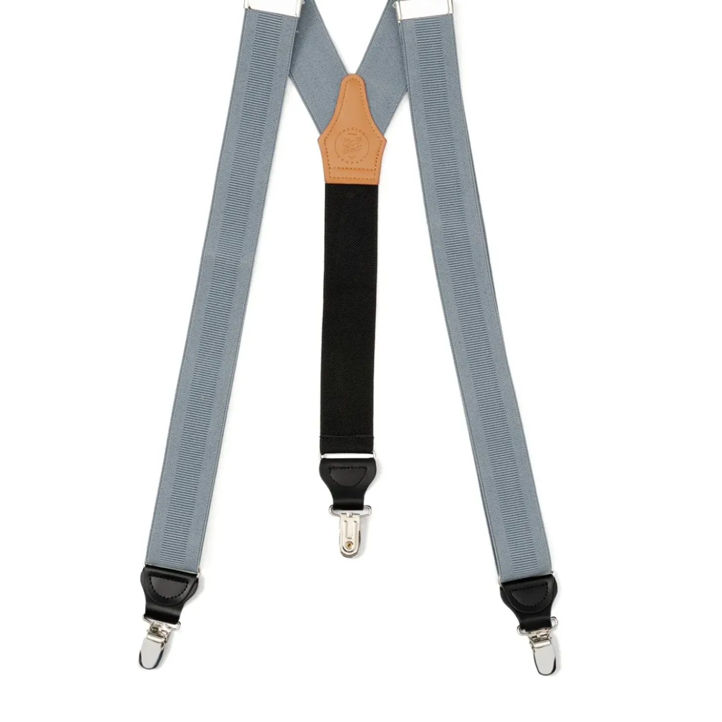 Ox and Bull Trading Co. Gray Clip Suspenders