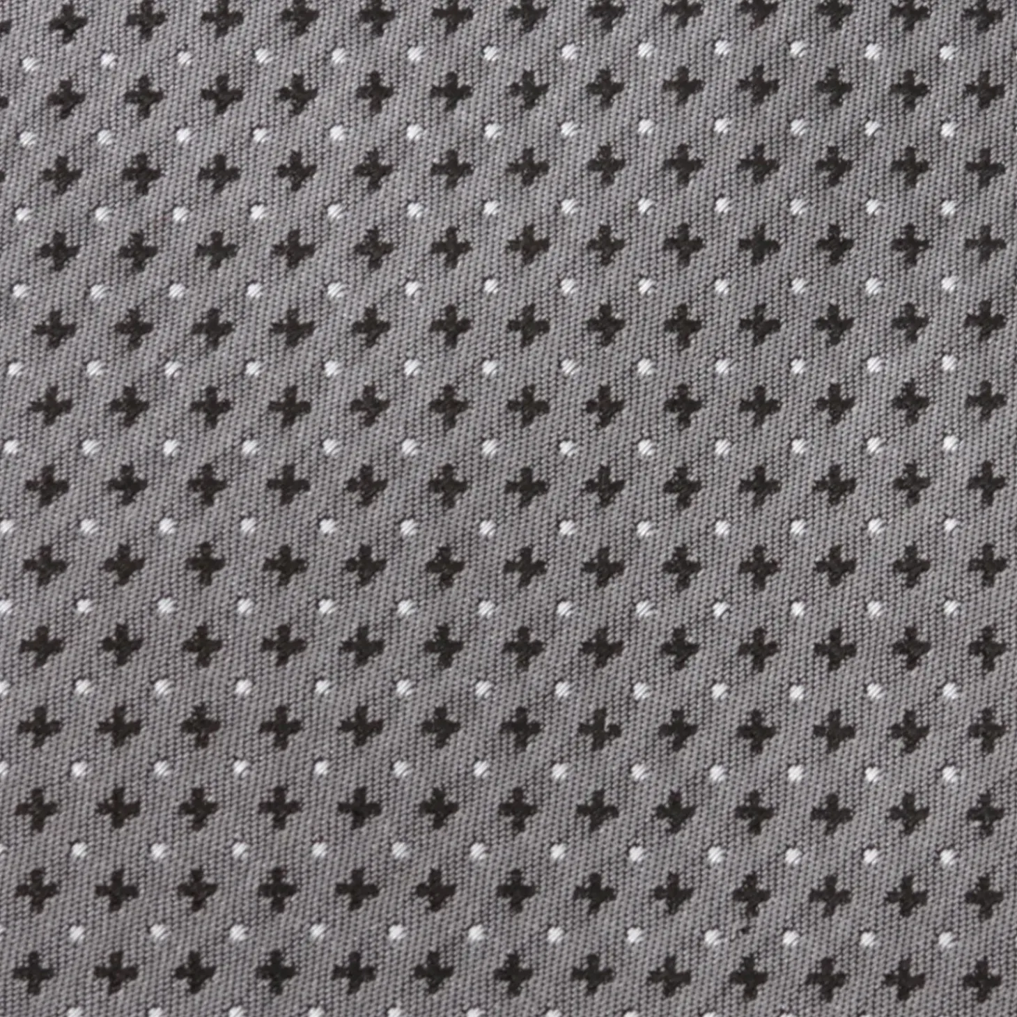 Ox and Bull Trading Co. Gray Cross Dot-Men's Tie