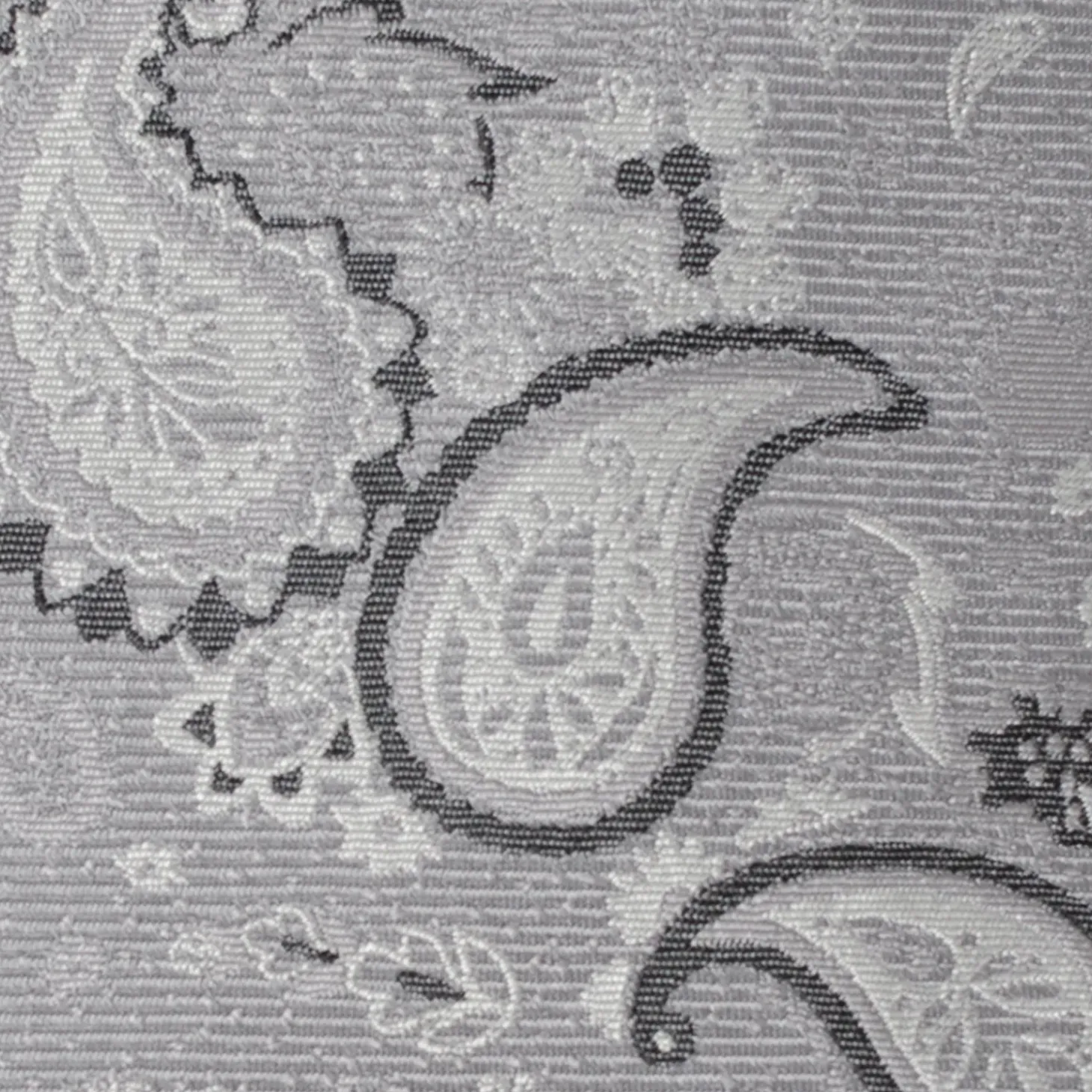 Ox and Bull Trading Co. Gray Paisley Men's Tie