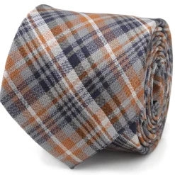 Ox and Bull Trading Co. Gray Plaid Men's Tie