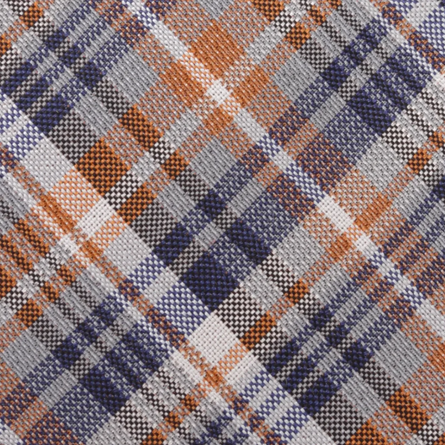 Ox and Bull Trading Co. Gray Plaid Men's Tie
