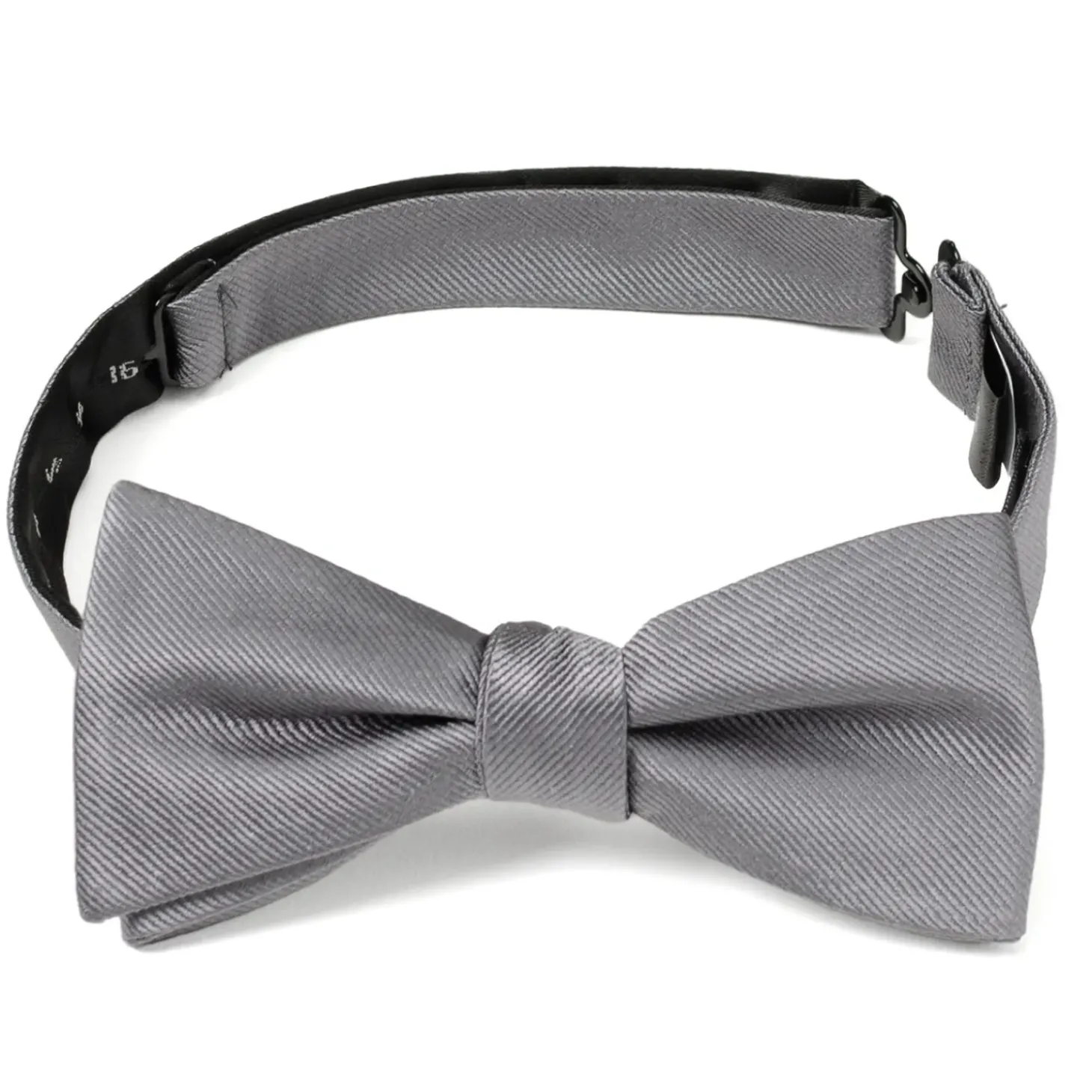 Ox and Bull Trading Co. Gray Silk Bow Pre-Tie
