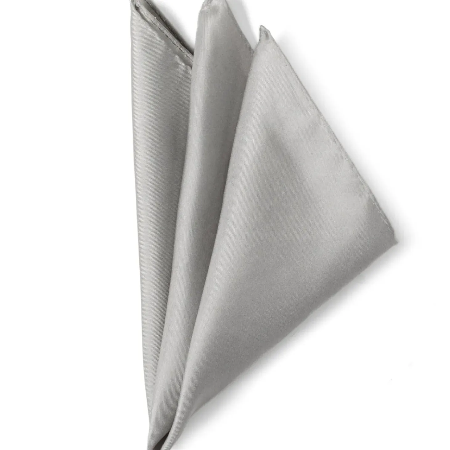 Ox and Bull Trading Co. Gray Silk Pocket Square