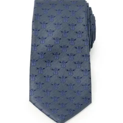 Star Wars Grogu Blue Tonal Men's Tie