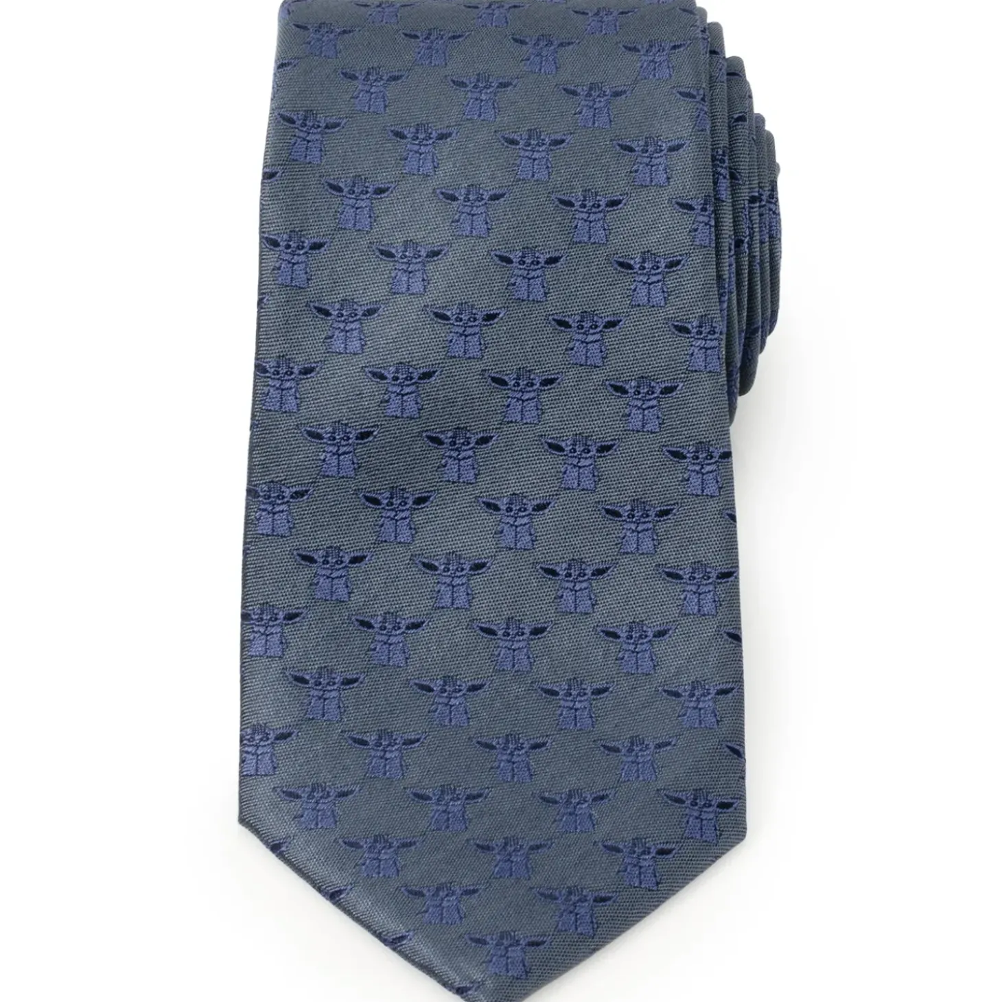 Star Wars Grogu Blue Tonal Men's Tie