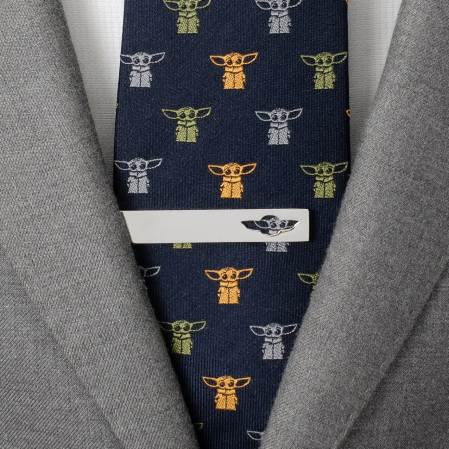 Star Wars Grogu Cut Out Tie Bar