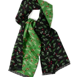 Star Wars Grogu Holiday Black Scarf
