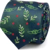 Star Wars Grogu Holiday Navy Men's Tie